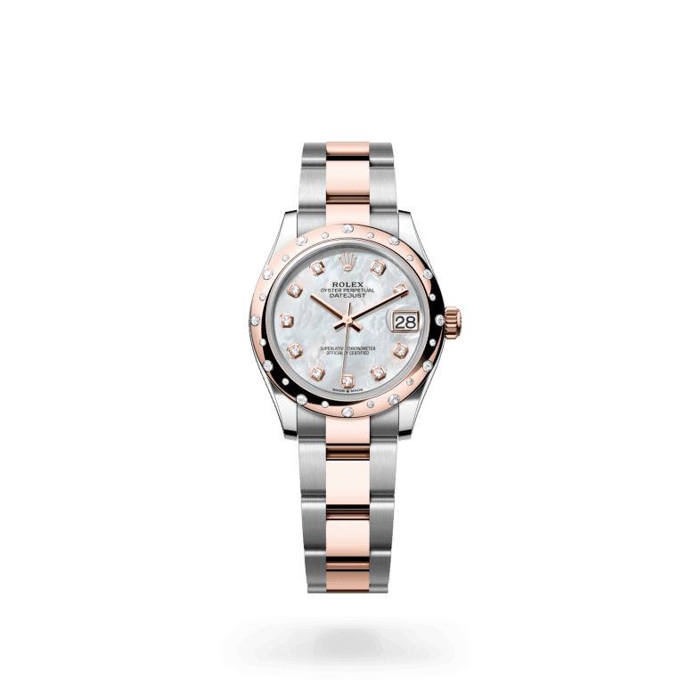 rolex Datejust in Everose Rolesor - combination of Oystersteel and Everose gold, M278341RBR-0025 - Global Watch Company (GWC)