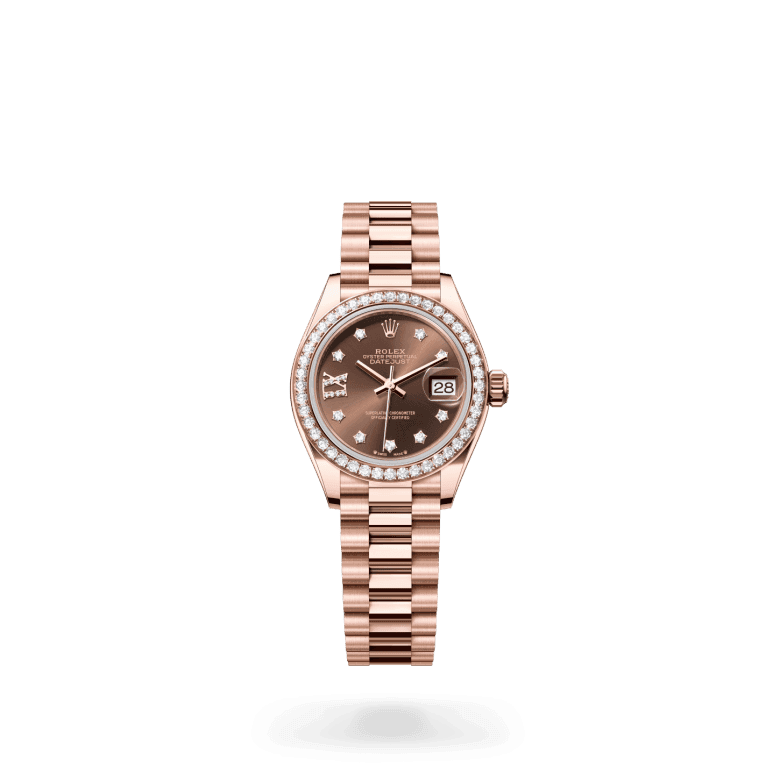 rolex Lady-Datejust in 18 ct Everose gold, M279135RBR-0001 - Global Watch Company (GWC)