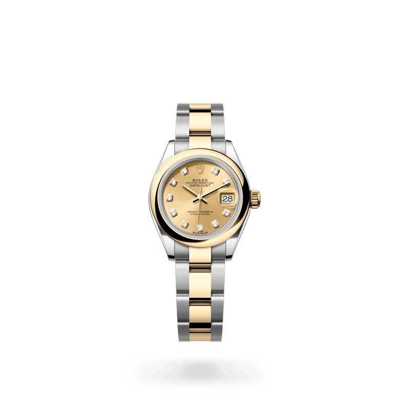 rolex Lady-Datejust in Yellow Rolesor - combination of Oystersteel and yellow gold, M279163-0012 - Global Watch Company (GWC)
