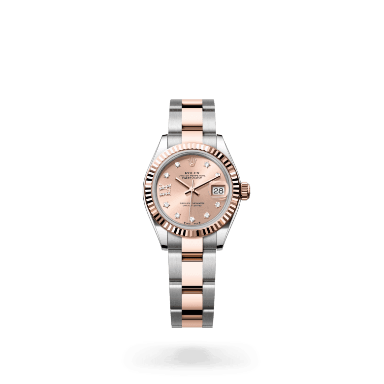 rolex Lady-Datejust in Everose Rolesor - combination of Oystersteel and Everose gold, M279171-0028 - Global Watch Company (GWC)