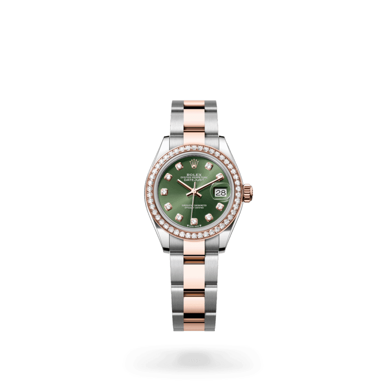rolex Lady-Datejust in Everose Rolesor - combination of Oystersteel and Everose gold, M279381RBR-0008 - Global Watch Company (GWC)