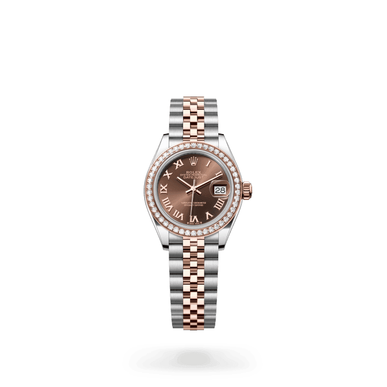 rolex Lady-Datejust in Everose Rolesor - combination of Oystersteel and Everose gold, M279381RBR-0009 - Global Watch Company (GWC)