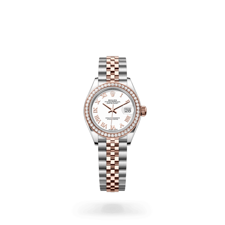 rolex Lady-Datejust in Everose Rolesor - combination of Oystersteel and Everose gold, M279381RBR-0021 - Global Watch Company (GWC)