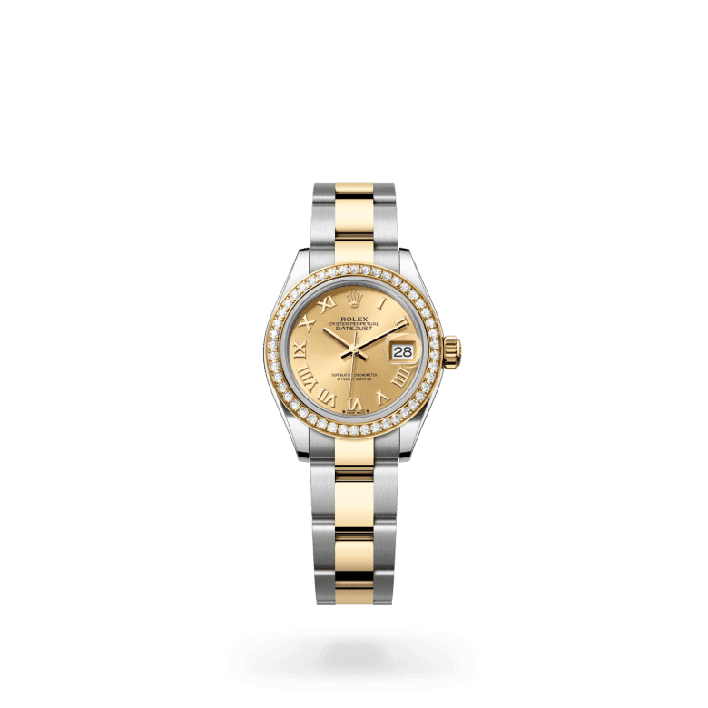 rolex Lady-Datejust in Yellow Rolesor - combination of Oystersteel and yellow gold, M279383RBR-0010 - Global Watch Company (GWC)