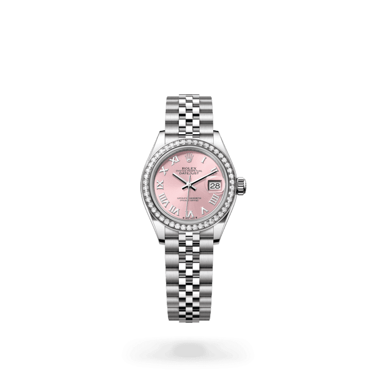rolex Lady-Datejust in White Rolesor - combination of Oystersteel and white gold, M279384RBR-0005 - Global Watch Company (GWC)