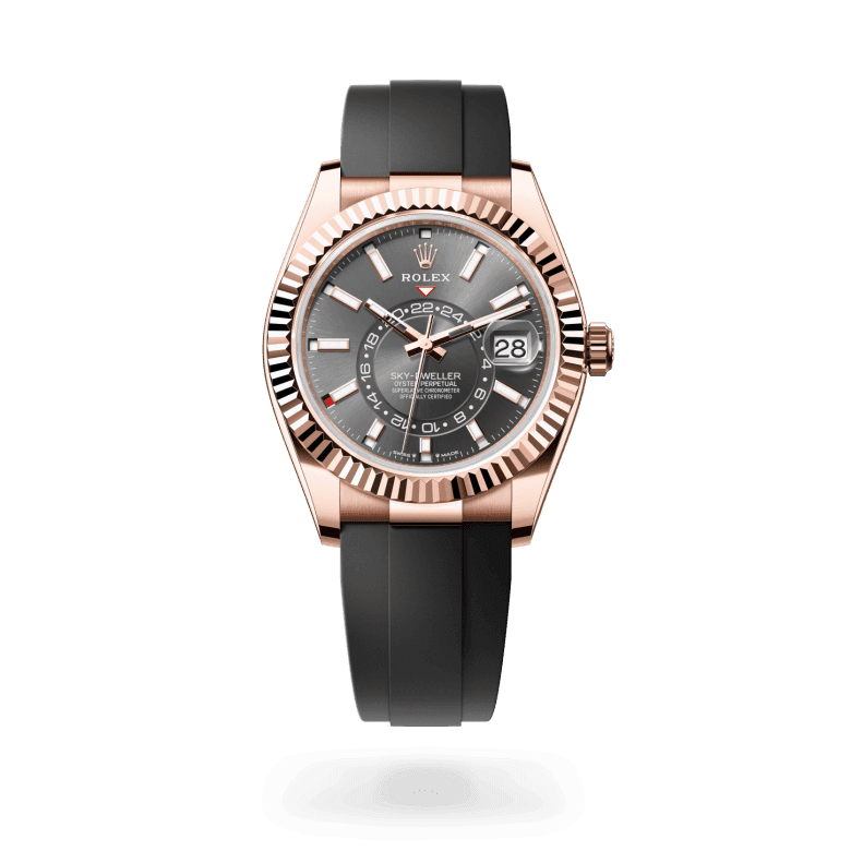 rolex Sky-Dweller in 18 ct Everose gold, M336235-0004 - Global Watch Company (GWC)