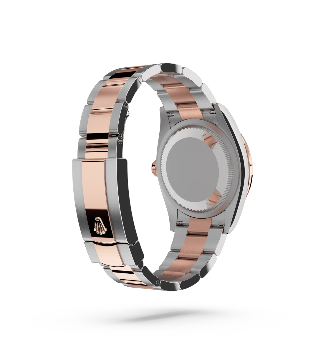 rolex datejust in everose rolesor - combination of oystersteel and everose gold, m126281rbr-0016 - global watch company