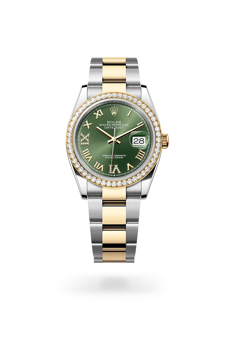 rolex datejust in yellow rolesor - combination of oystersteel and yellow gold, m126283rbr-0012 - global watch company