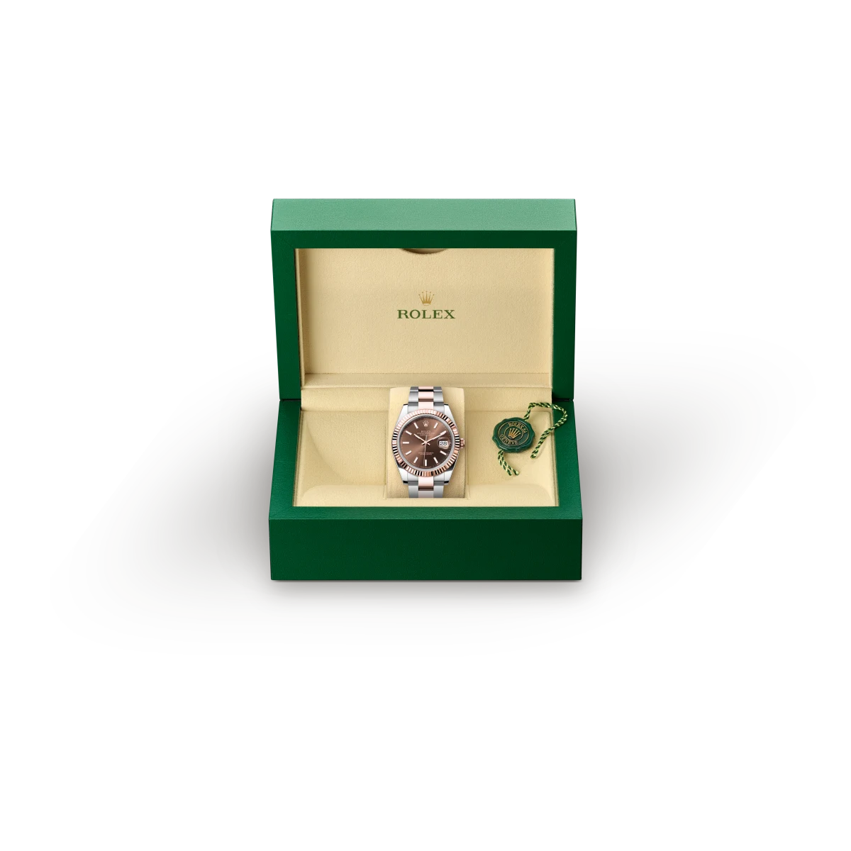 rolex datejust in everose rolesor - combination of oystersteel and everose gold, m126331-0001 - global watch company
