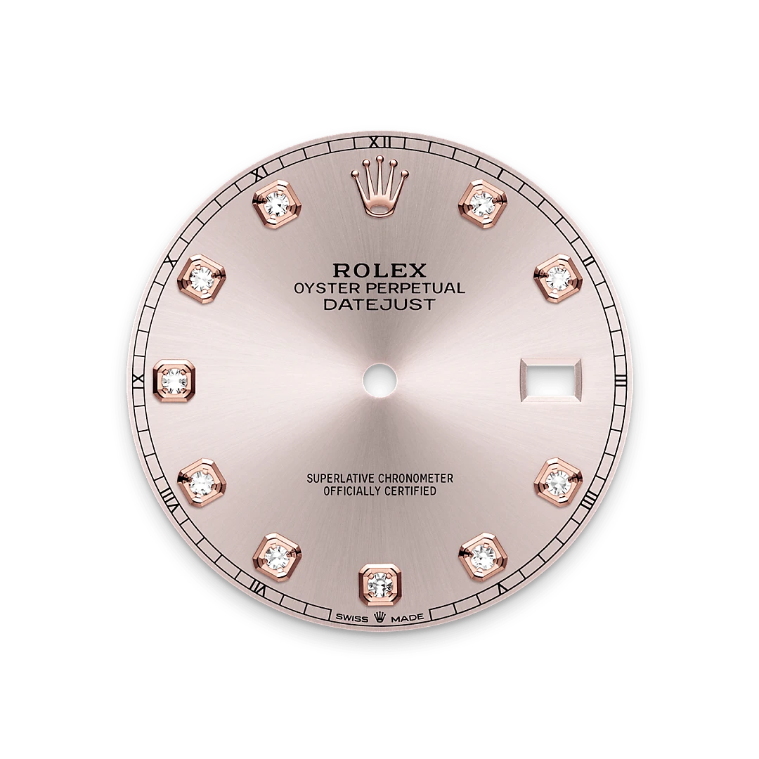 rolex datejust in everose rolesor - combination of oystersteel and everose gold, m126331-0007 - global watch company