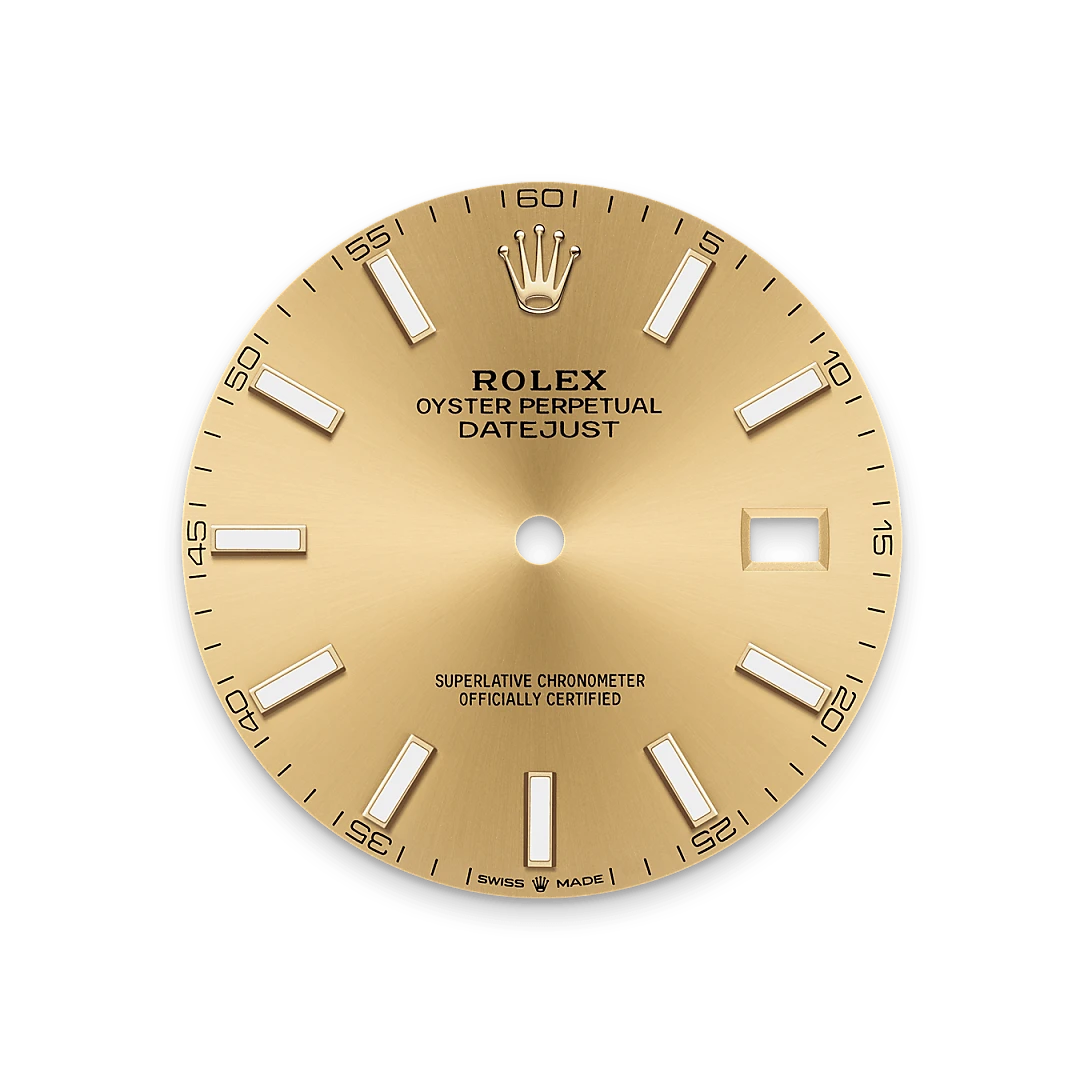 rolex datejust in yellow rolesor - combination of oystersteel and yellow gold, m126333-0010 - global watch company