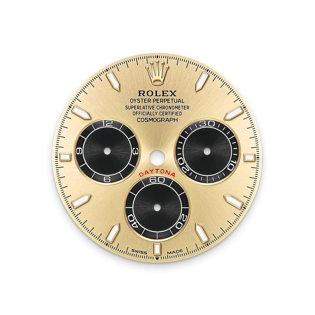 rolex cosmograph daytona in 18 ct yellow gold, m126518ln-0012 - global watch company