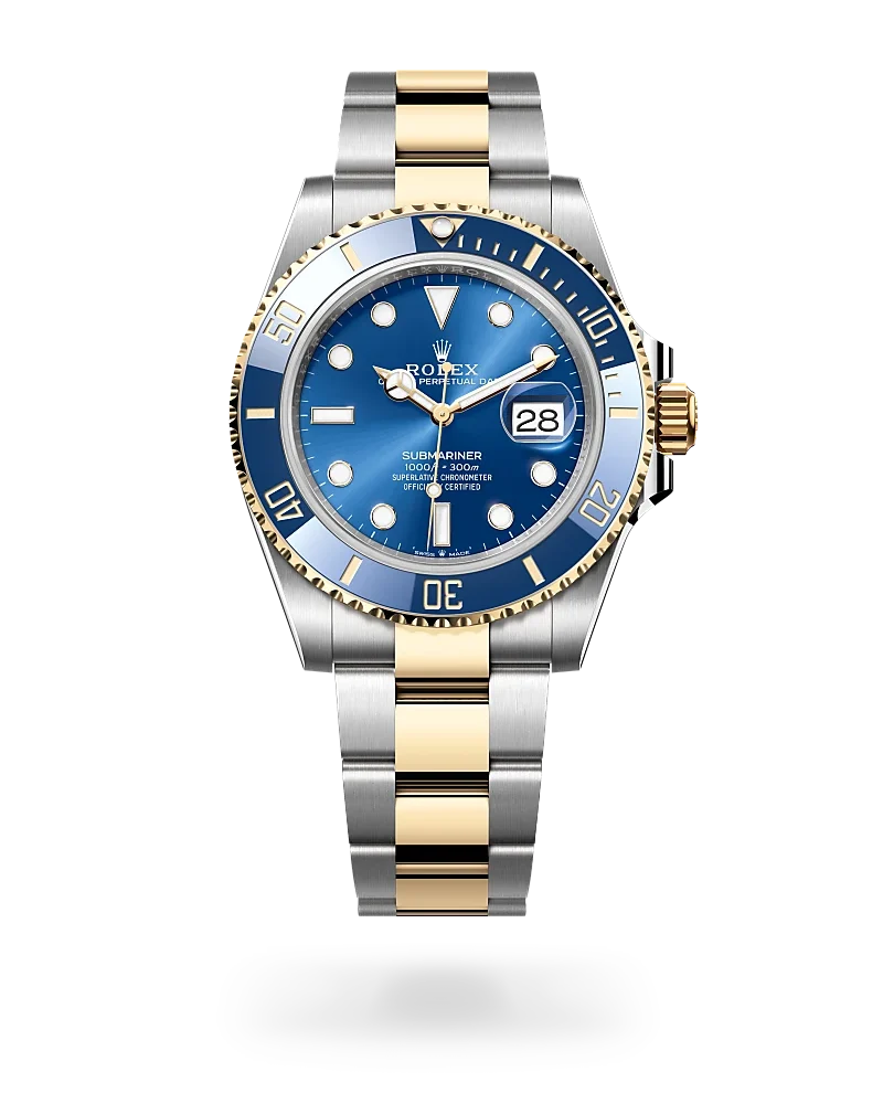 rolex submariner in yellow rolesor - combination of oystersteel and yellow gold, m126613lb-0002 - global watch company
