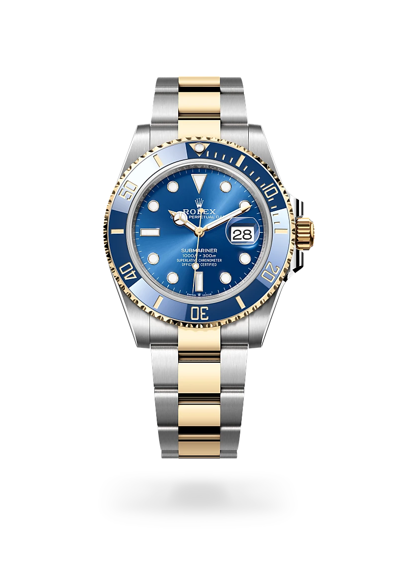 rolex submariner in yellow rolesor - combination of oystersteel and yellow gold, m126613lb-0002 - global watch company