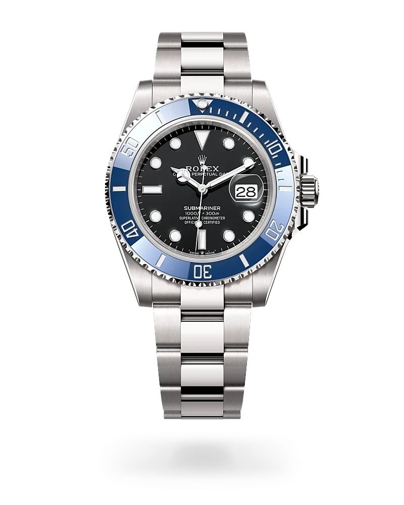 rolex submariner in 18 ct white gold, m126619lb-0003 - global watch company