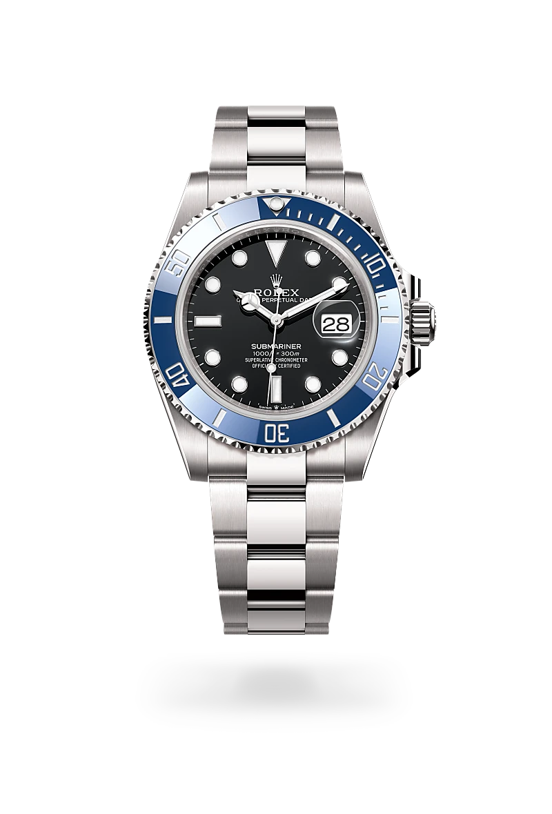 rolex submariner in 18 ct white gold, m126619lb-0003 - global watch company