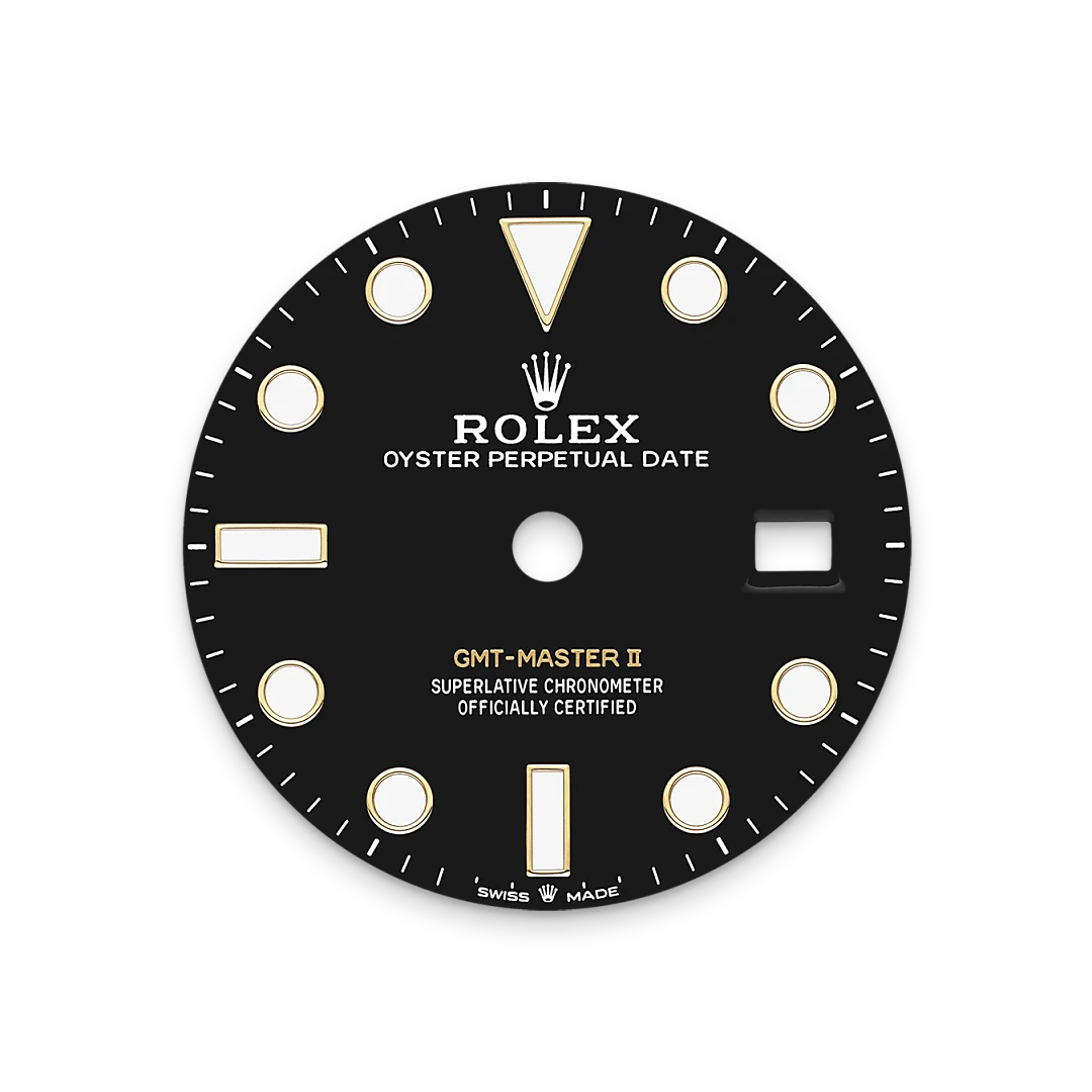 rolex gmt-master ii in 18 ct yellow gold, m126718grnr-0001 - global watch company