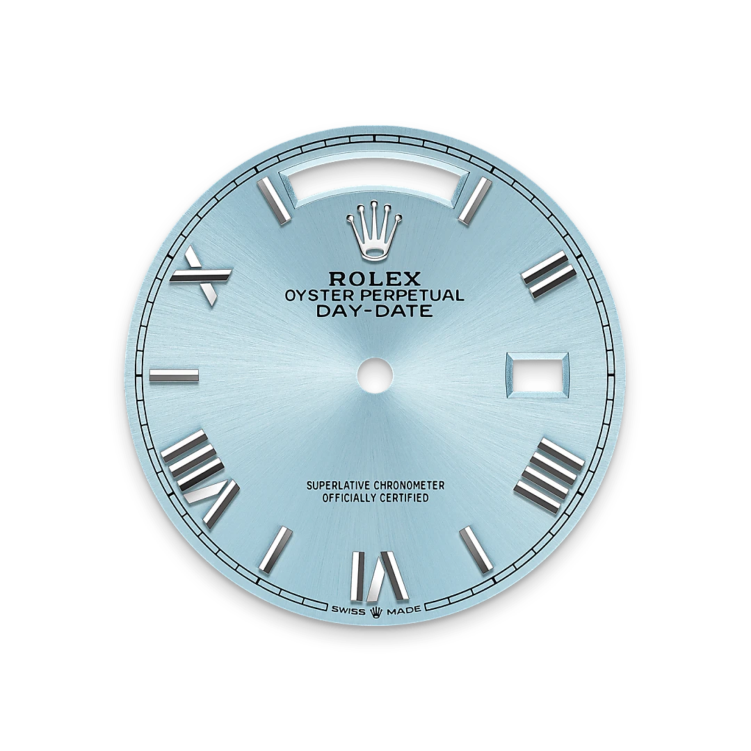 rolex day-date in platinum, m128236-0018 - global watch company