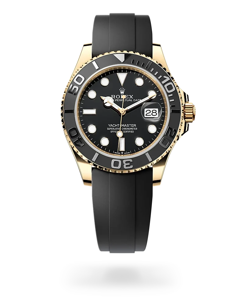 rolex yacht-master in 18 ct yellow gold, m226658-0001 - global watch company