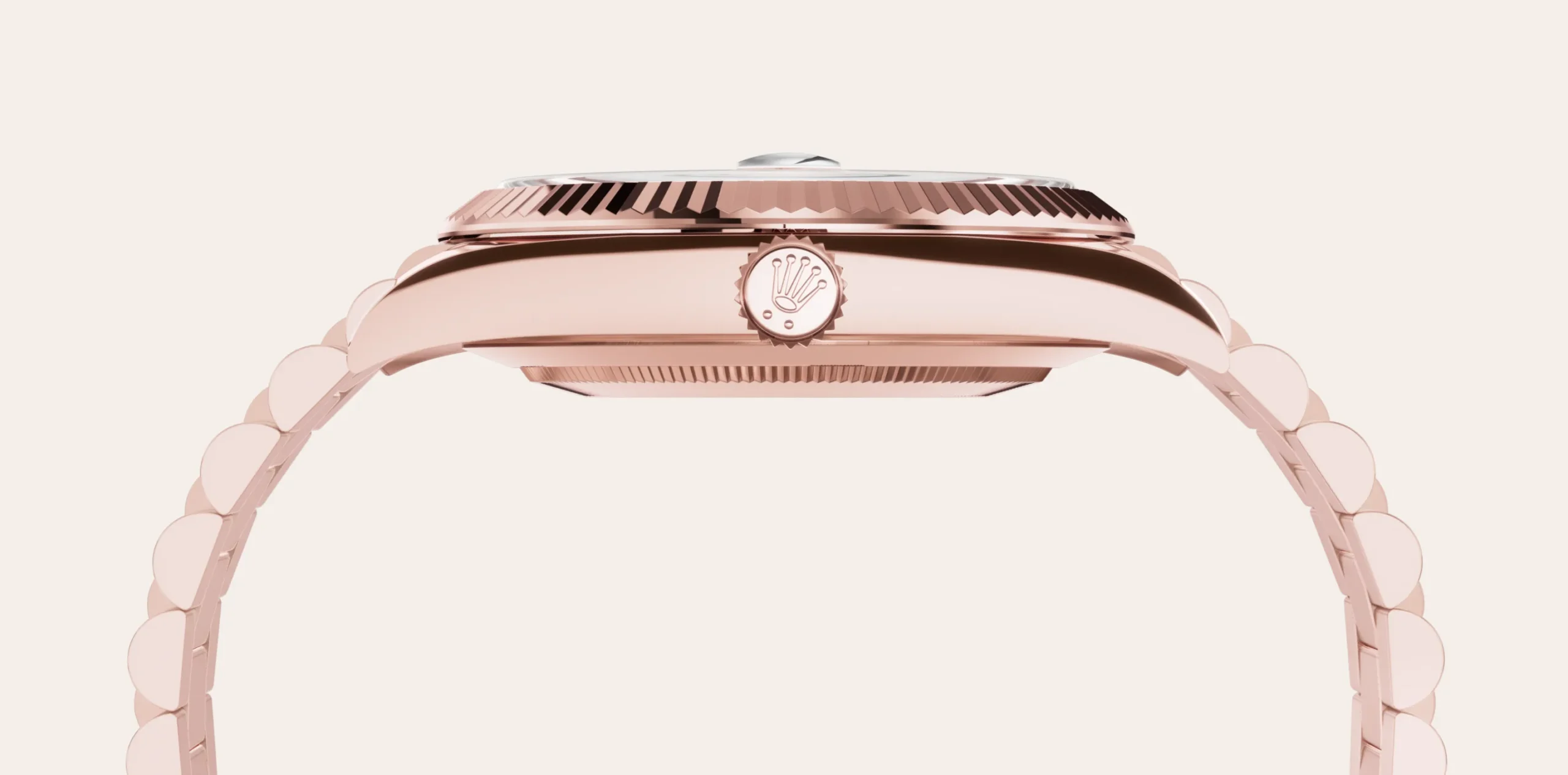 rolex day-date in 18 ct everose gold, m228235-0055 - global watch company