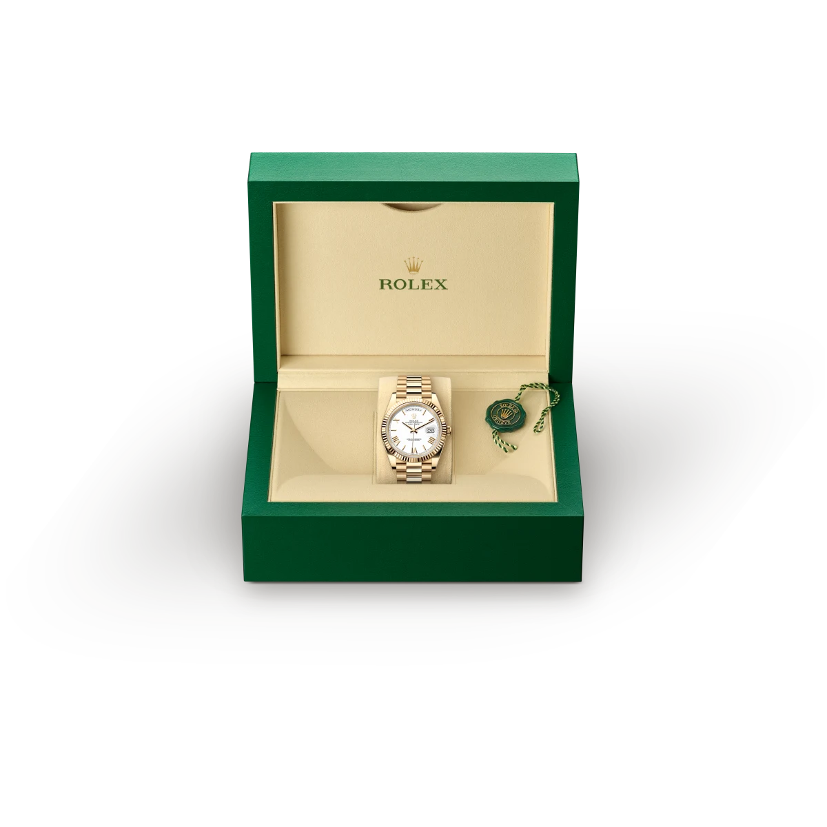 rolex day-date in 18 ct yellow gold, m228238-0042 - global watch company