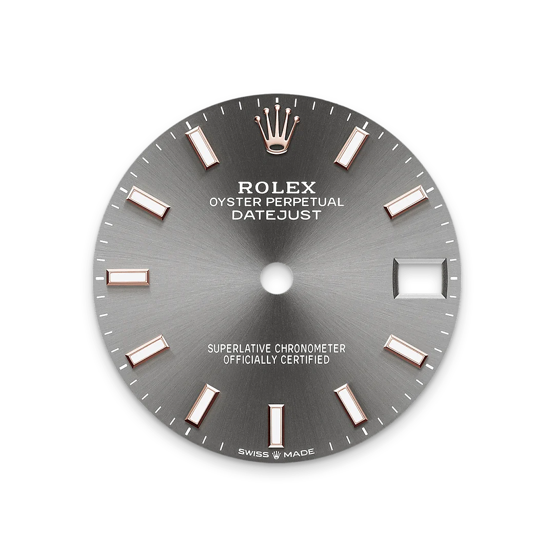 rolex datejust in everose rolesor - combination of oystersteel and everose gold, m278241-0018 - global watch company