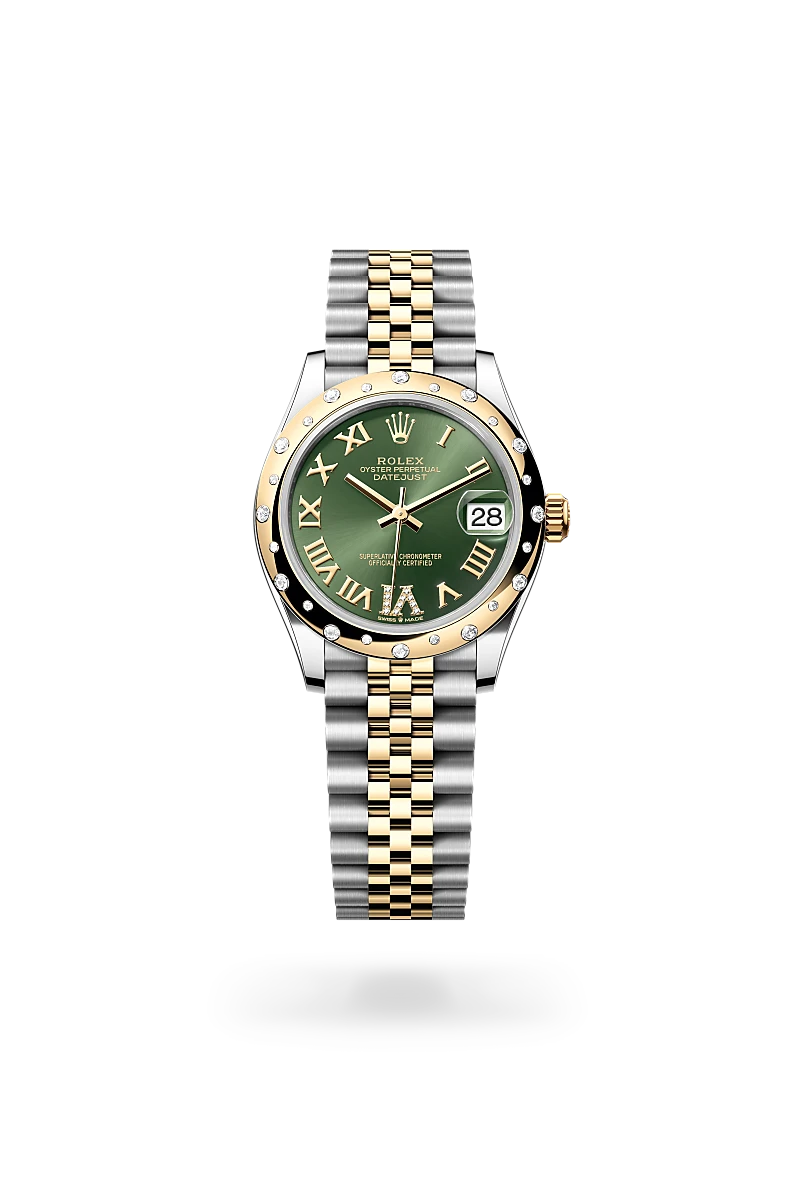 rolex datejust in yellow rolesor - combination of oystersteel and yellow gold, m278343rbr-0016 - global watch company