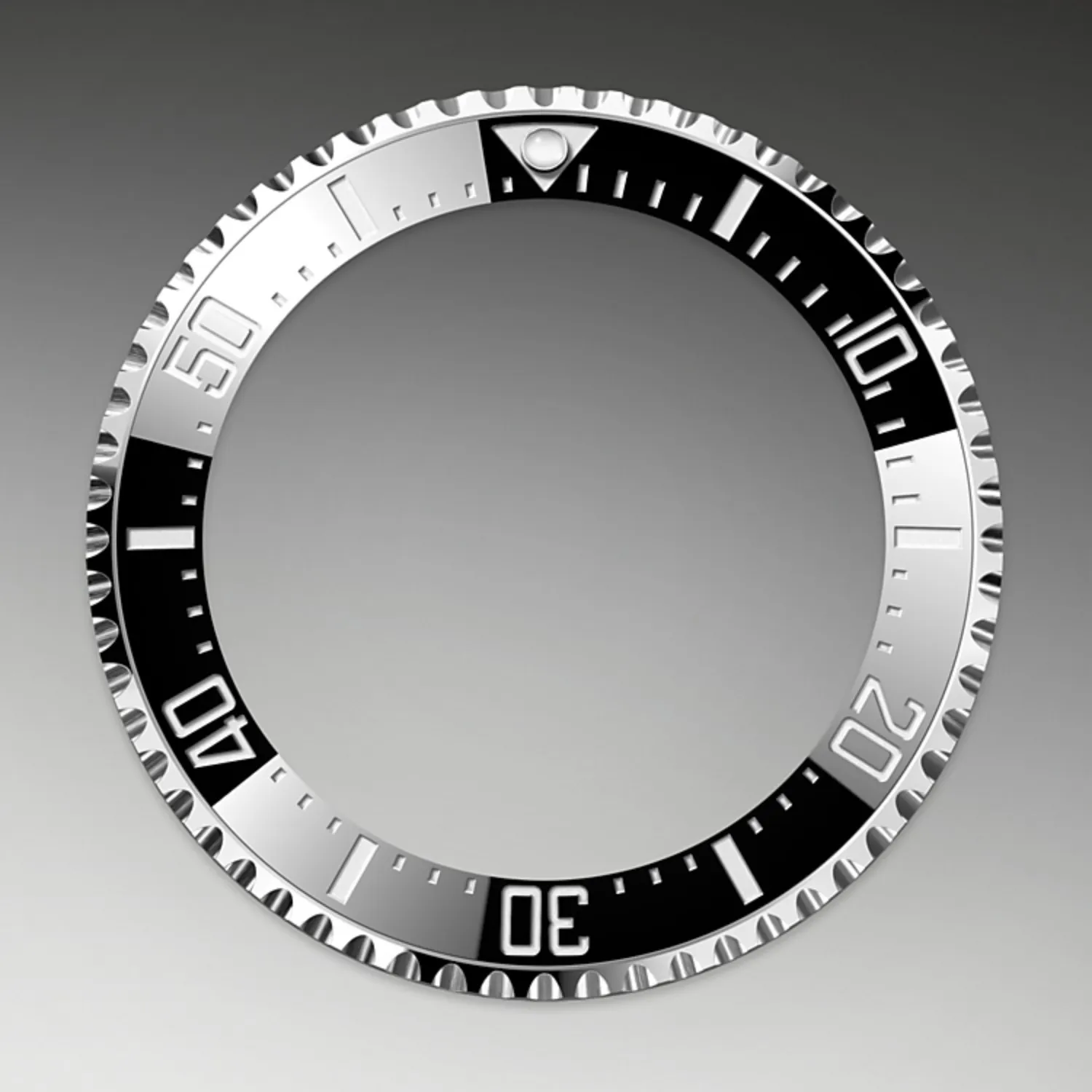 ceramic bezel and luminescent display oystersteel m136660 0004