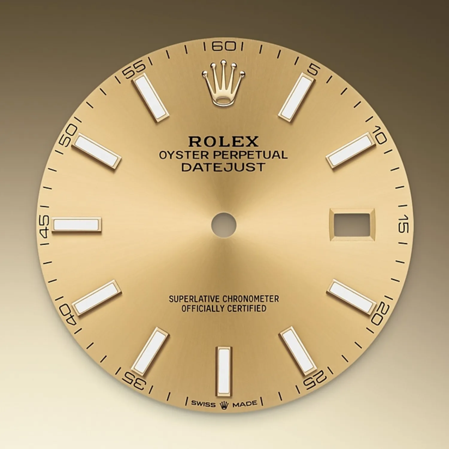 champagne colour dial yellow rolesor m126333 0010