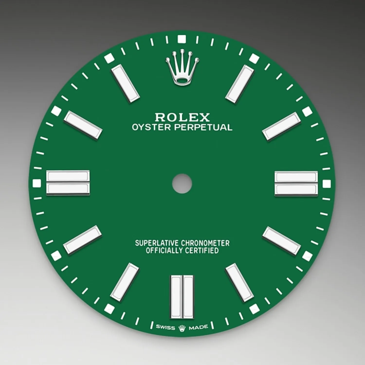 green dial oystersteel m124300 0005