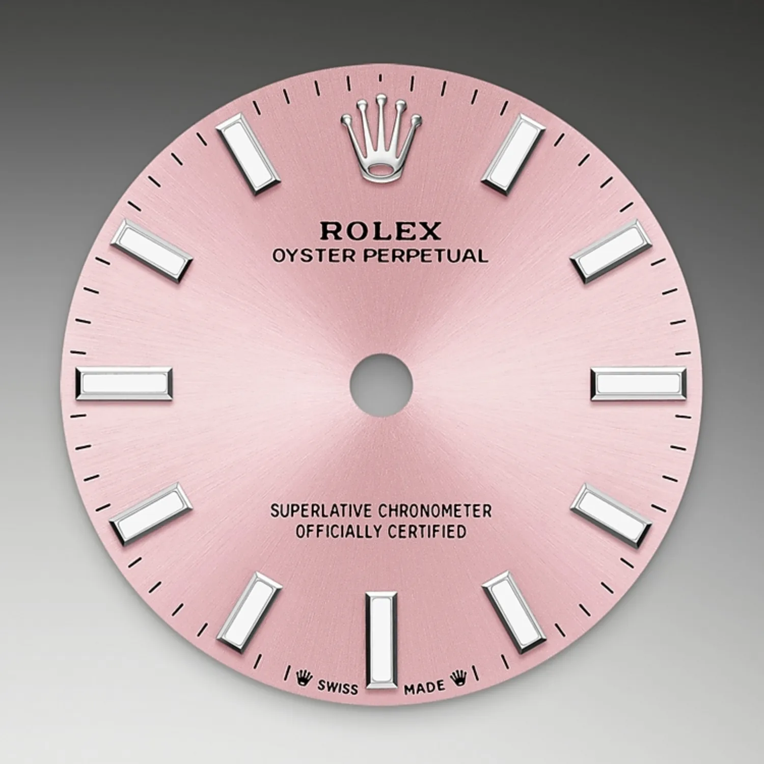 pink dial oystersteel m276200 0004