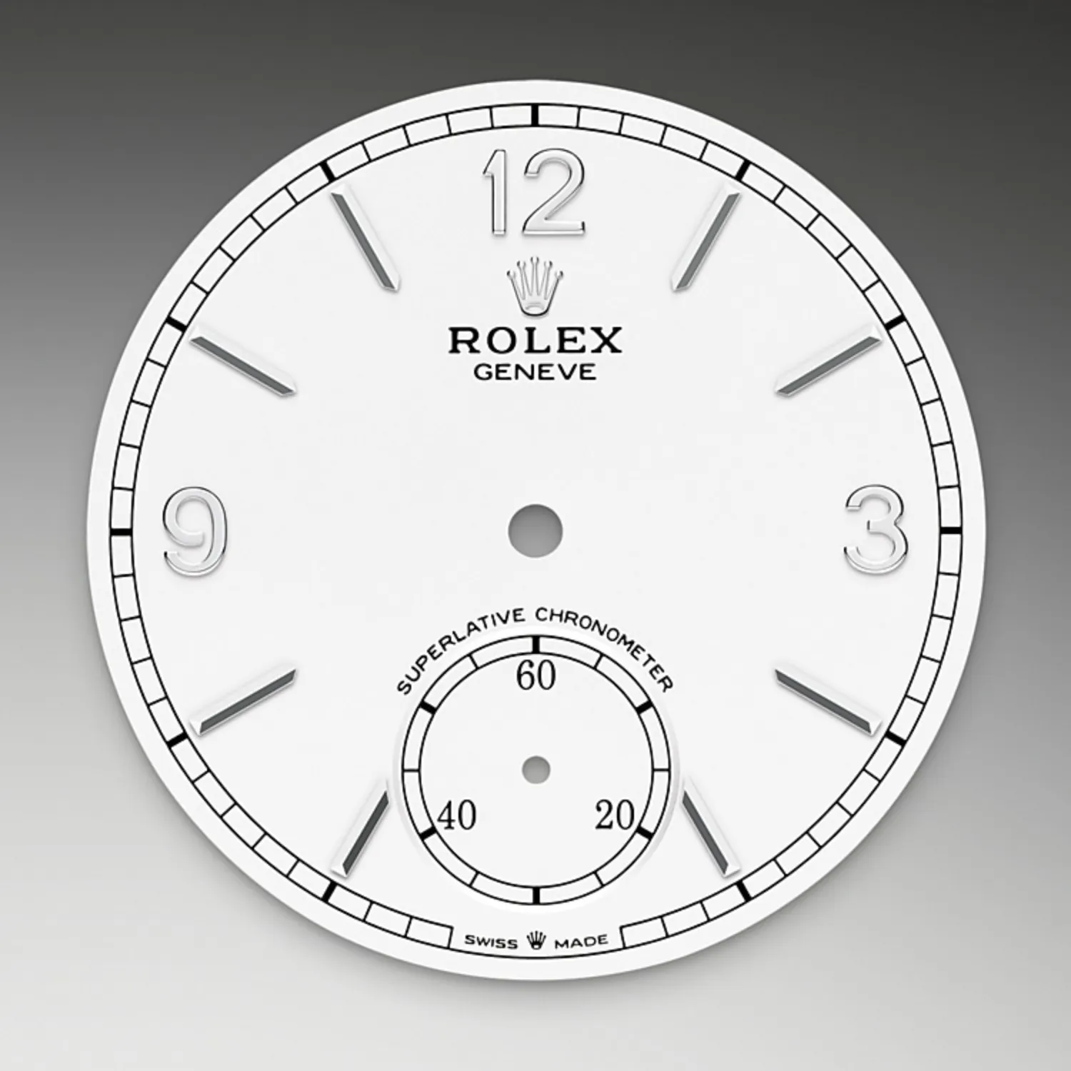 rolex 1908 in 18 ct white gold m52509 0006 at global watch company dial