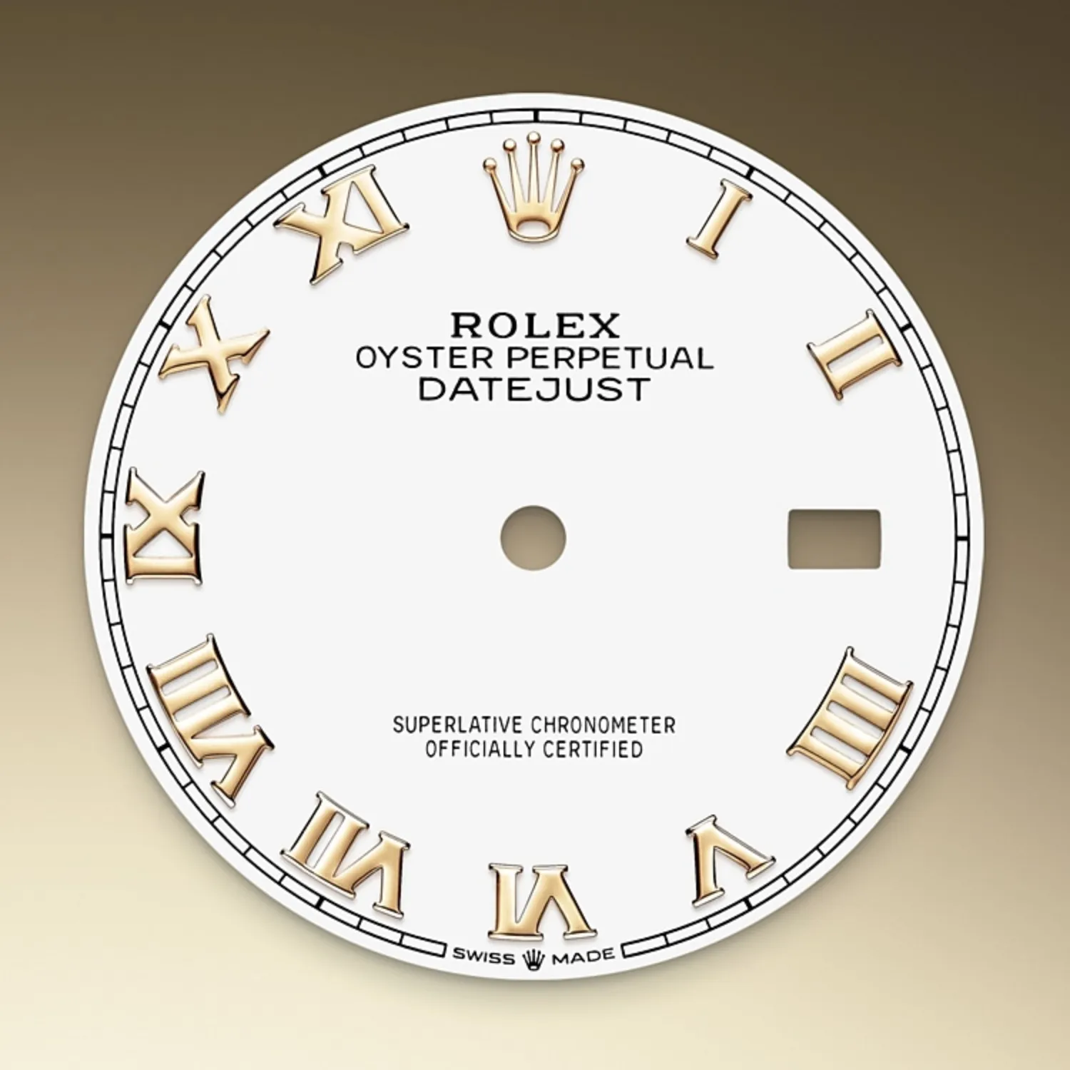 white dial yellow rolesor m126203 0030