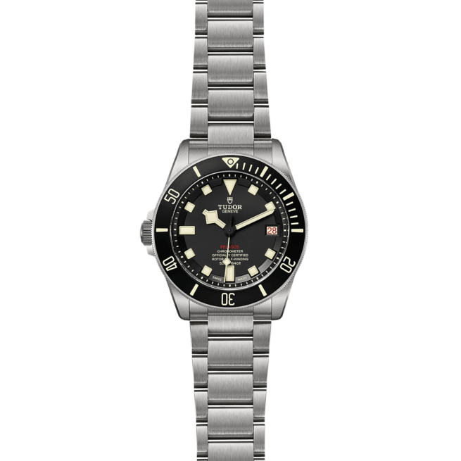 A M25610TNL-0001 watch on a black background.