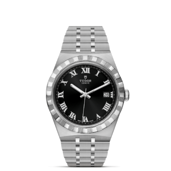 A M28500-0003 with roman numerals on a black background.