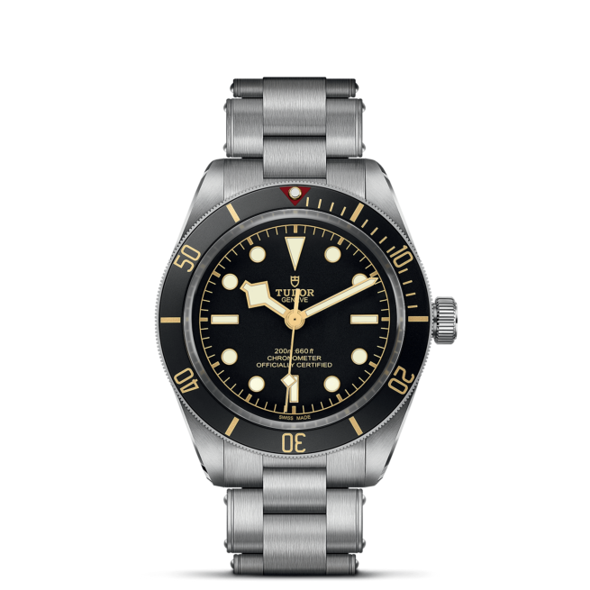 The M79030N-0001 watch on a black background.