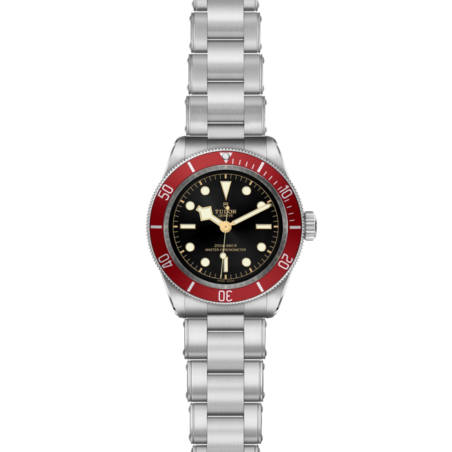 A M7941A1A0RU-0001 watch with red dial.
