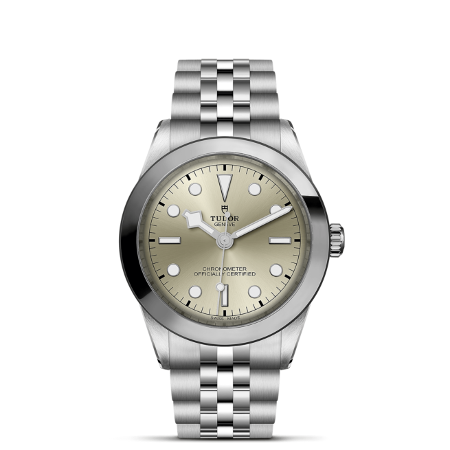 A M79660-0003 watch with a yellow dial.