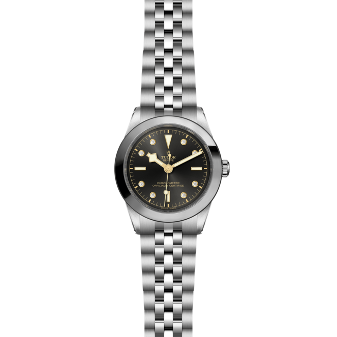 Sentence with product name: A M79660-0004 watch on a black background.