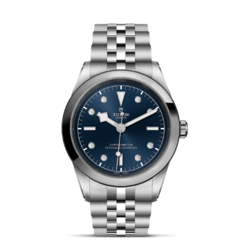 The M79680-0005 watch with blue dial.