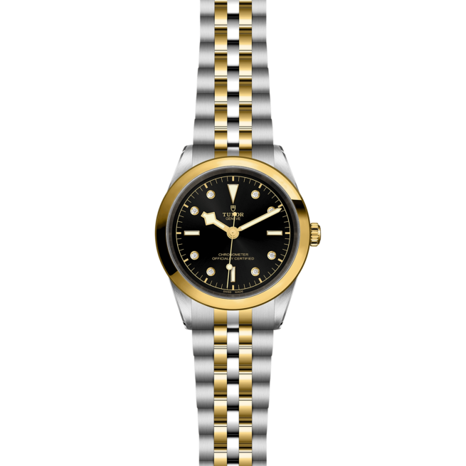 A M79683-0006 watch on a black background.