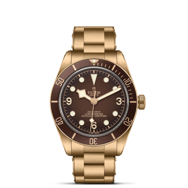 The M79012M-0001 watch with brown dial.
