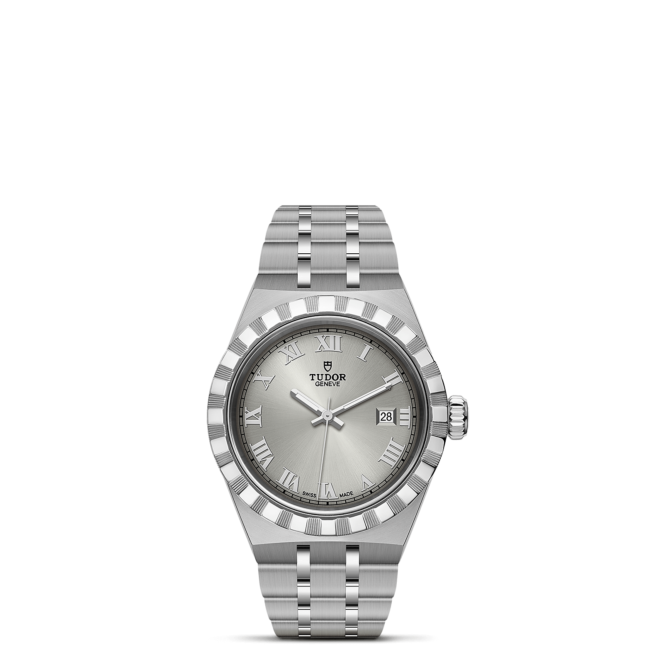 A ladies watch with a M28300-0001 dial on a black background.