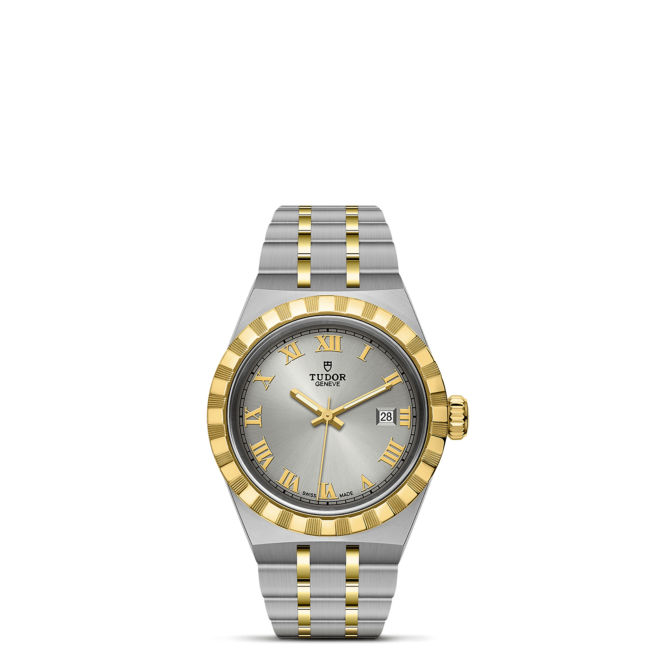 A M28303-0001 in two tone gold and silver.