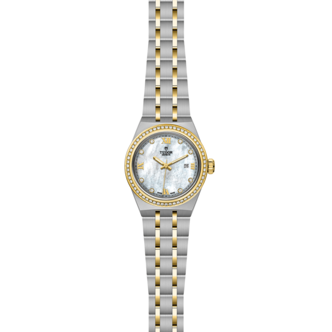 A ladies's watch with a M28323-0001 mother of pearl dial.
