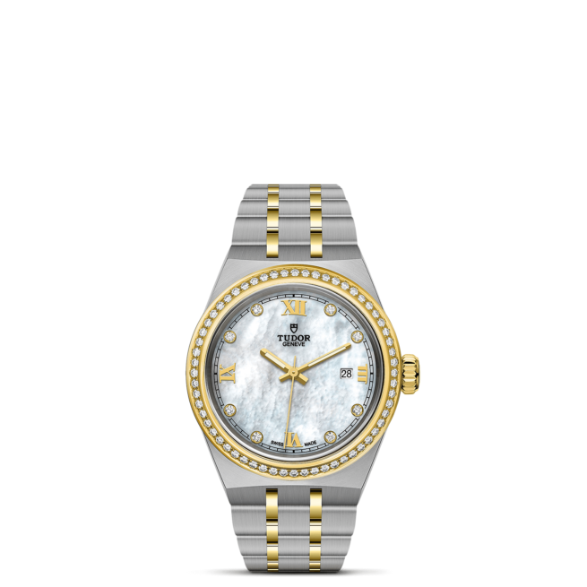 A women's watch with a M28323-0001 mother of pearl dial.