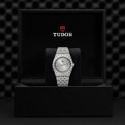 A M28400-0002 watch in a black box.