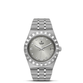 A ladies watch with a silver dial and diamonds - M28400-0002.