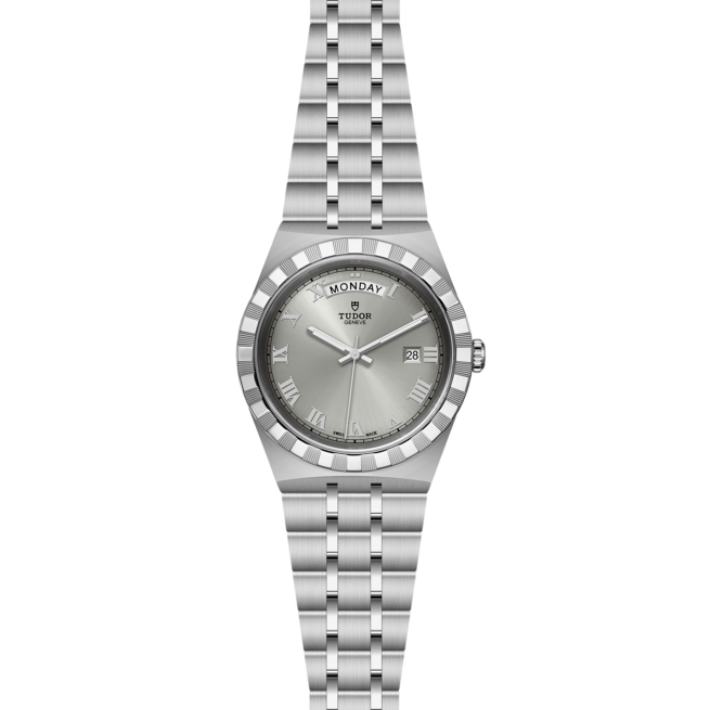 A women's watch with a M28600-0001 bracelet and diamonds.