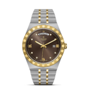 A M28603-0008 watch on a black background.